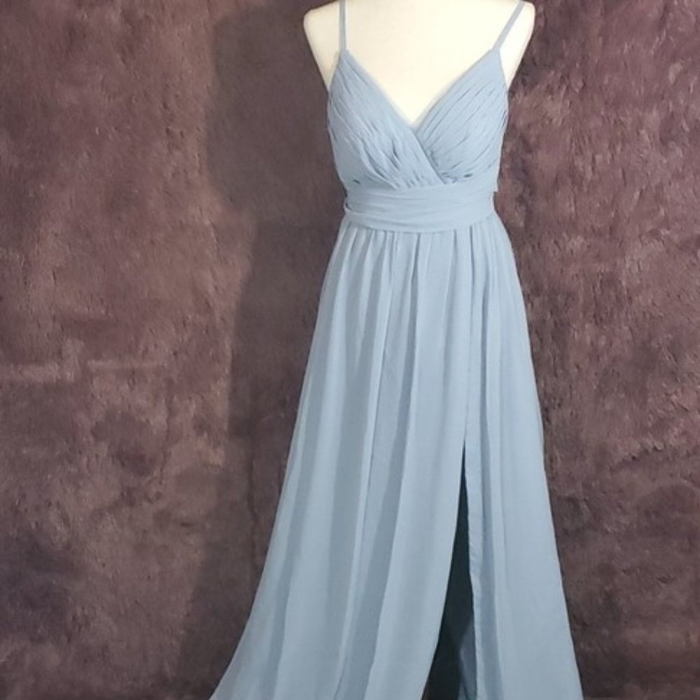 AZAZIE Periwinkle Bridesmaid Dress